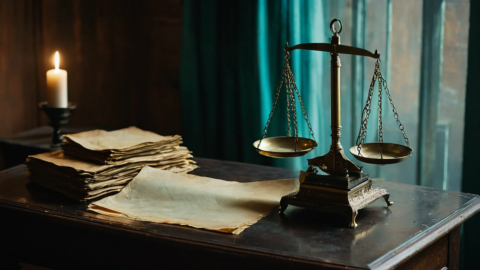 A dated stamp sits at the center of a document's weight scale, balanced against a much larger but faded older figure that cannot tip the scale.